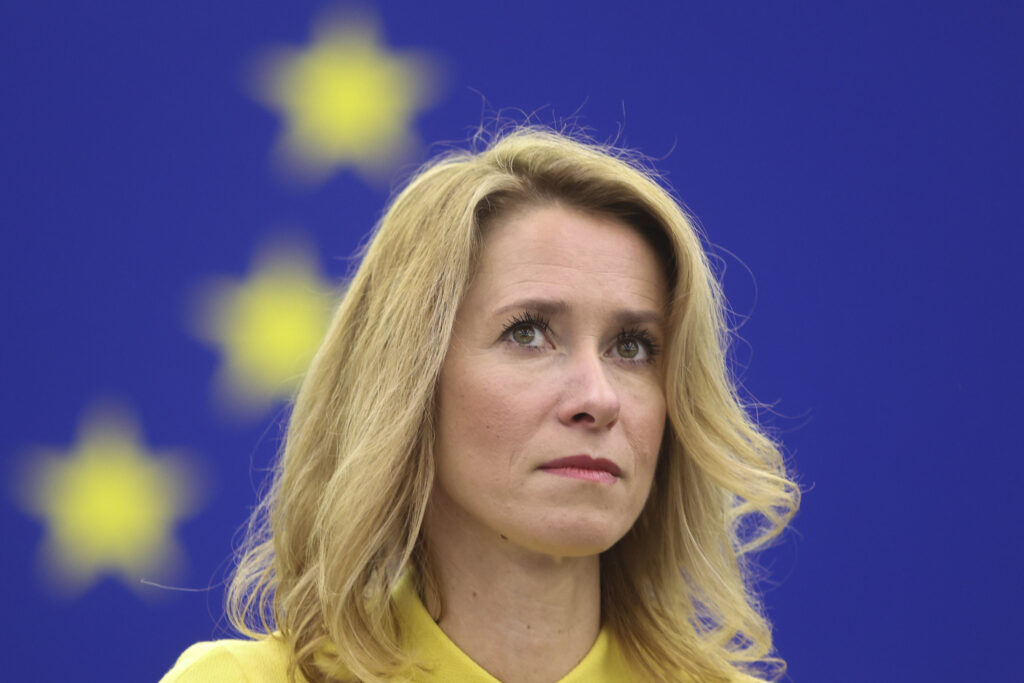 Kaja Kallas at the European Parliament in March 2022. Photo by Stenbock House.