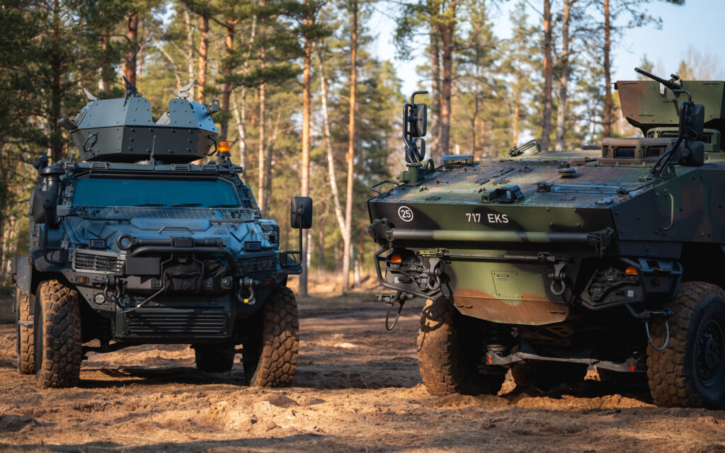 New armoured vehicles acquired from Turkey for the Estonian Defence Forces. Photo by Kermo Pastarus.